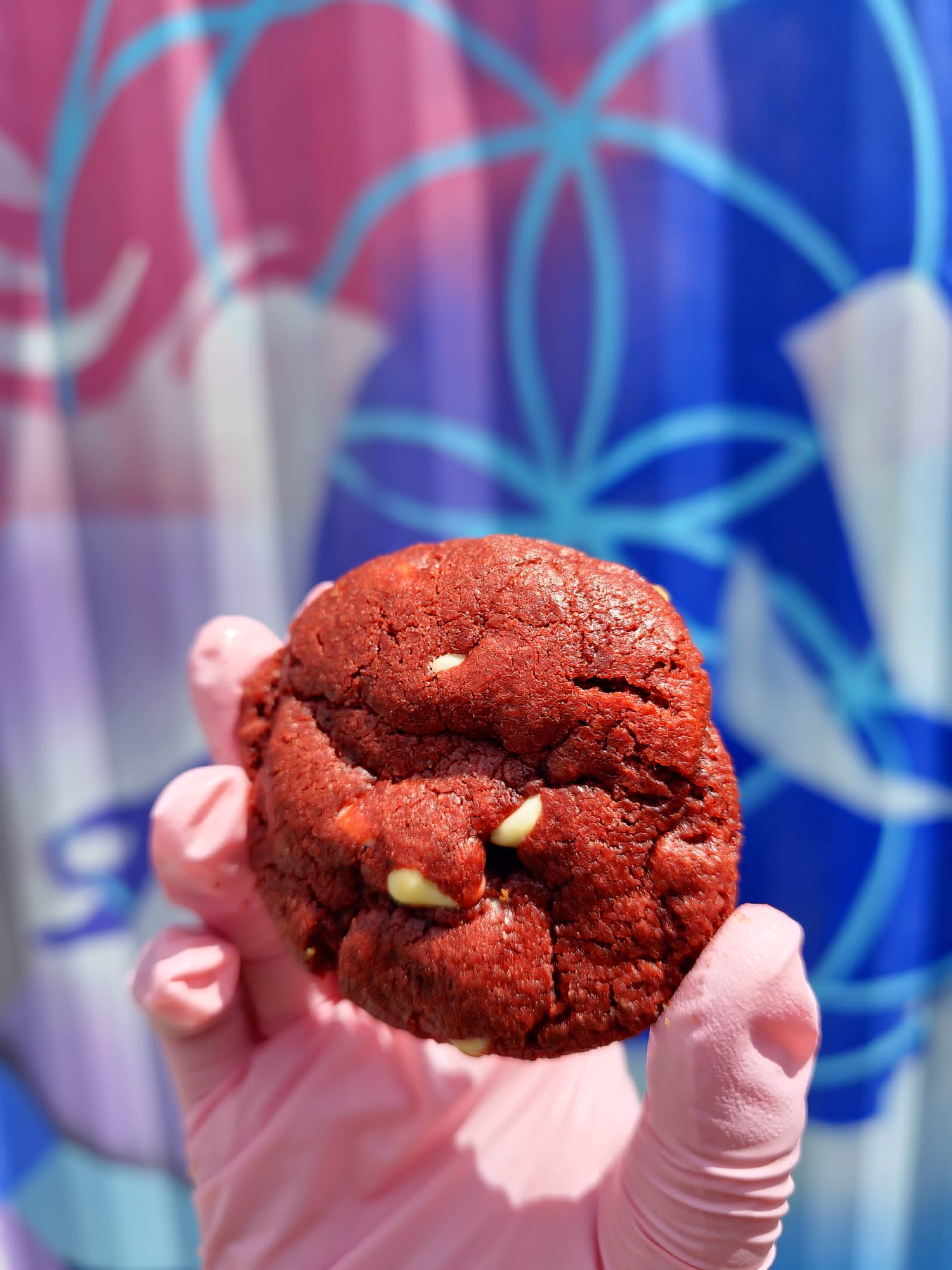 Giant Red Velvet Cookies